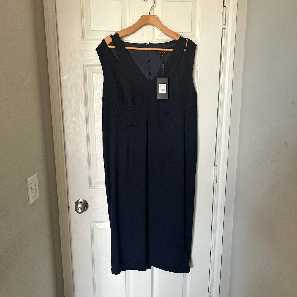 ABS Collection Navy Cocktail Dress 20W